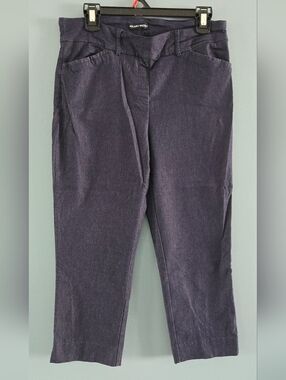 Hilary Radley Capri Pants in Dark Blue 12